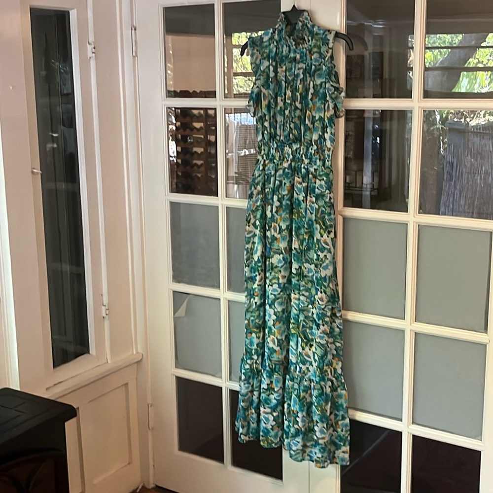 Code x Mode Floral Sleeveless Maxi Dress - Sz S